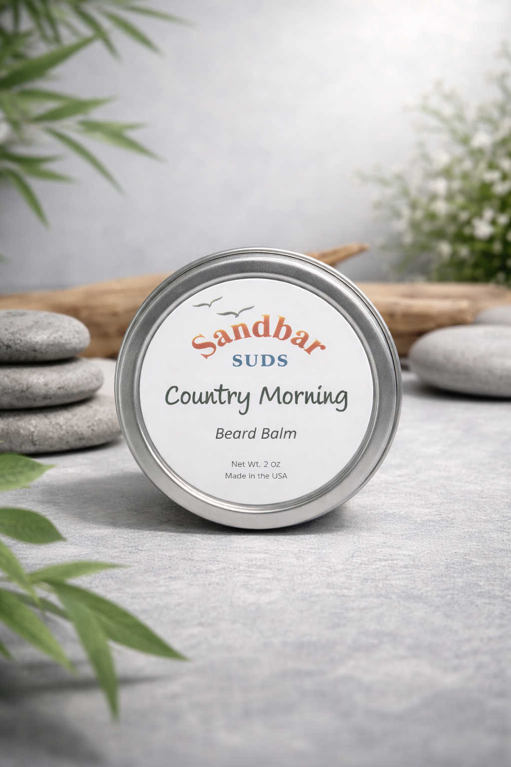 Sandbar SUDS Beard Maintenance 3-Piece Grooming Kit | Professional Beard Care Set | Includes Artisanal Shave Soap, Nourishing Beard Oil & Styling Beard Balm | Ultimate Men’s Facial Hair Care | Made in USA | Phthalate-Free