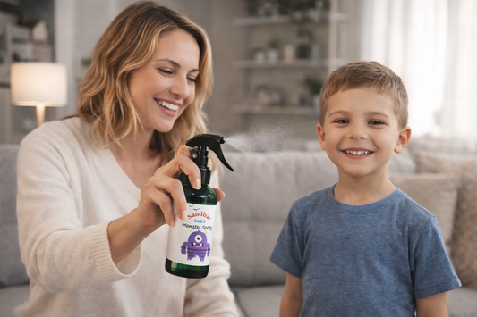 Sandbar SUDS "Monster Spray" Lavender Room Mist | Calming Sleep Spray for Kids & Adults | Peaceful Protection Bedtime Spray | Natural Lavender Scent | Made in USA