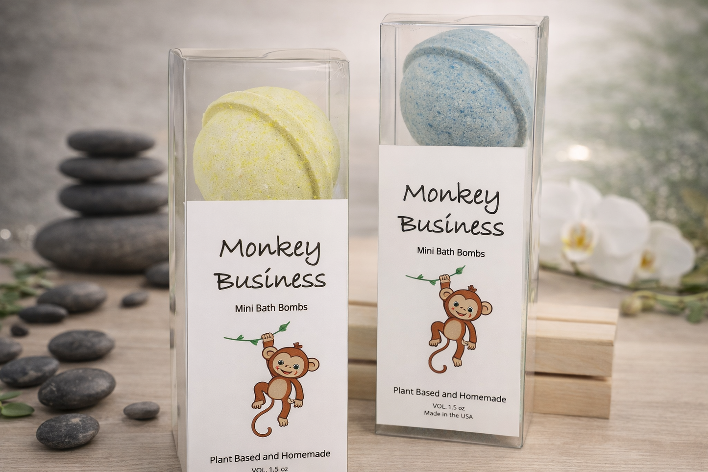 Monkey Business (Mini Bath Bombs)